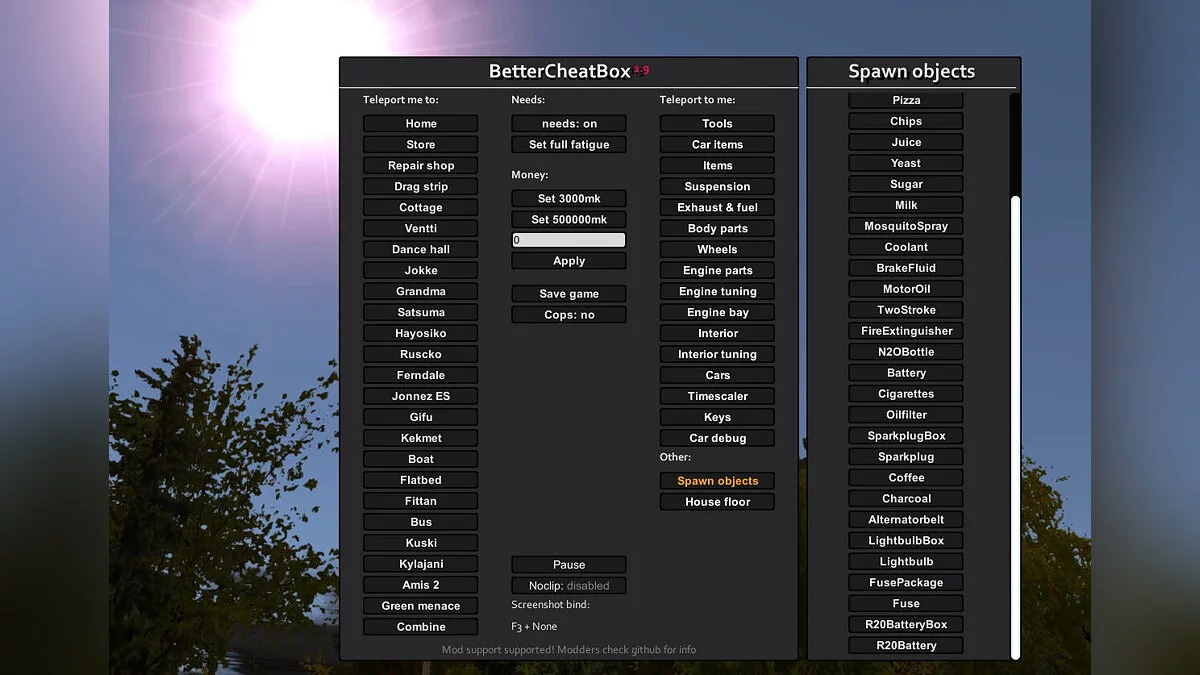 My Summer Car — BetterCheatBox