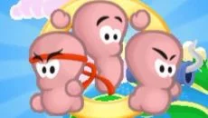Worms World Party - игра в жанре Вид сбоку