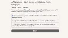Midsummer Night's Choice - игра в жанре Приключение