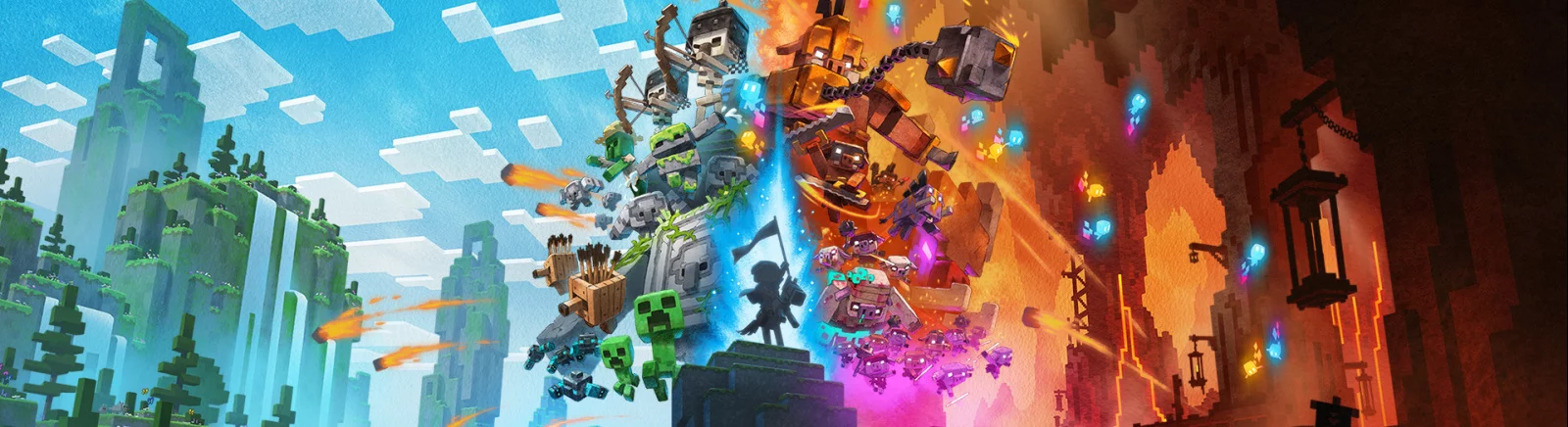 Minecraft Legends — Пламенная лошадь / Существа и монстры / Персонажи и игроки